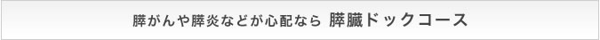 膵がんや膵炎などが心配なら膵臓ドック