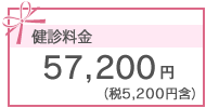 57,200円(税5,200円含）